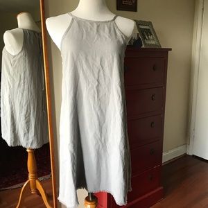 Lightweight Linen Gray Dress XS